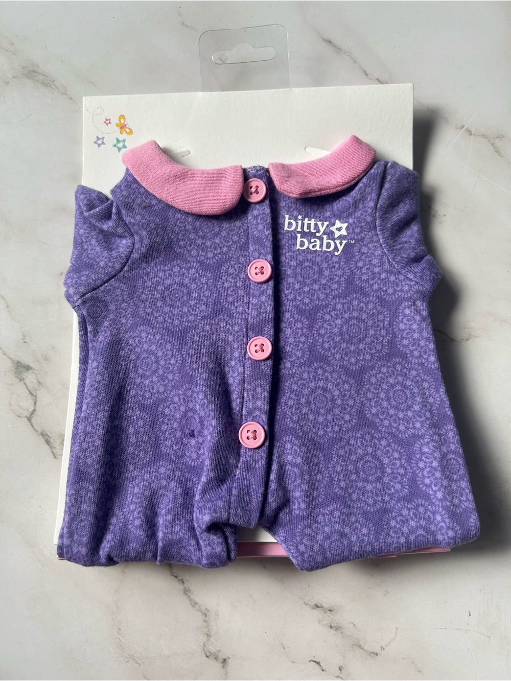 2015 American Girl Bitty Baby Bitty’s Floral Sleeper Doll Pajamas